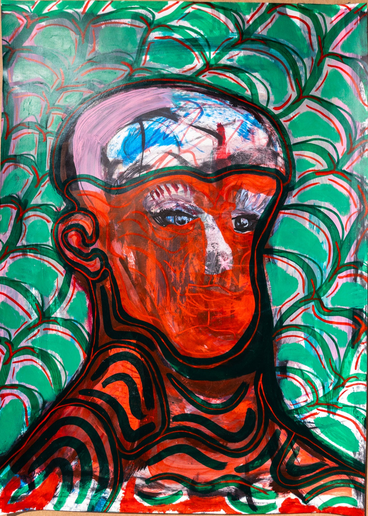 "Leaf or Venom" (70x50cm)