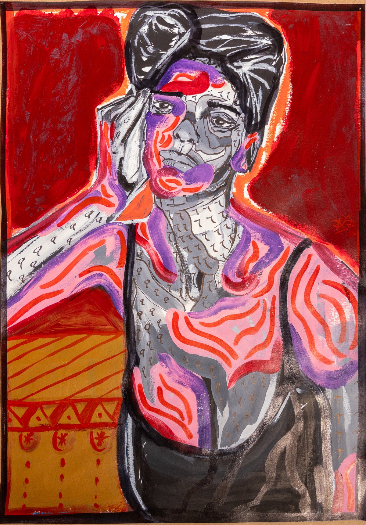 "Farrah og tomheten" A2(60x42cm)