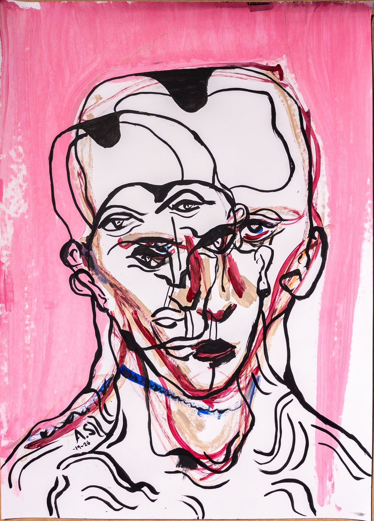 "Flere Bak Der" (70x50cm)