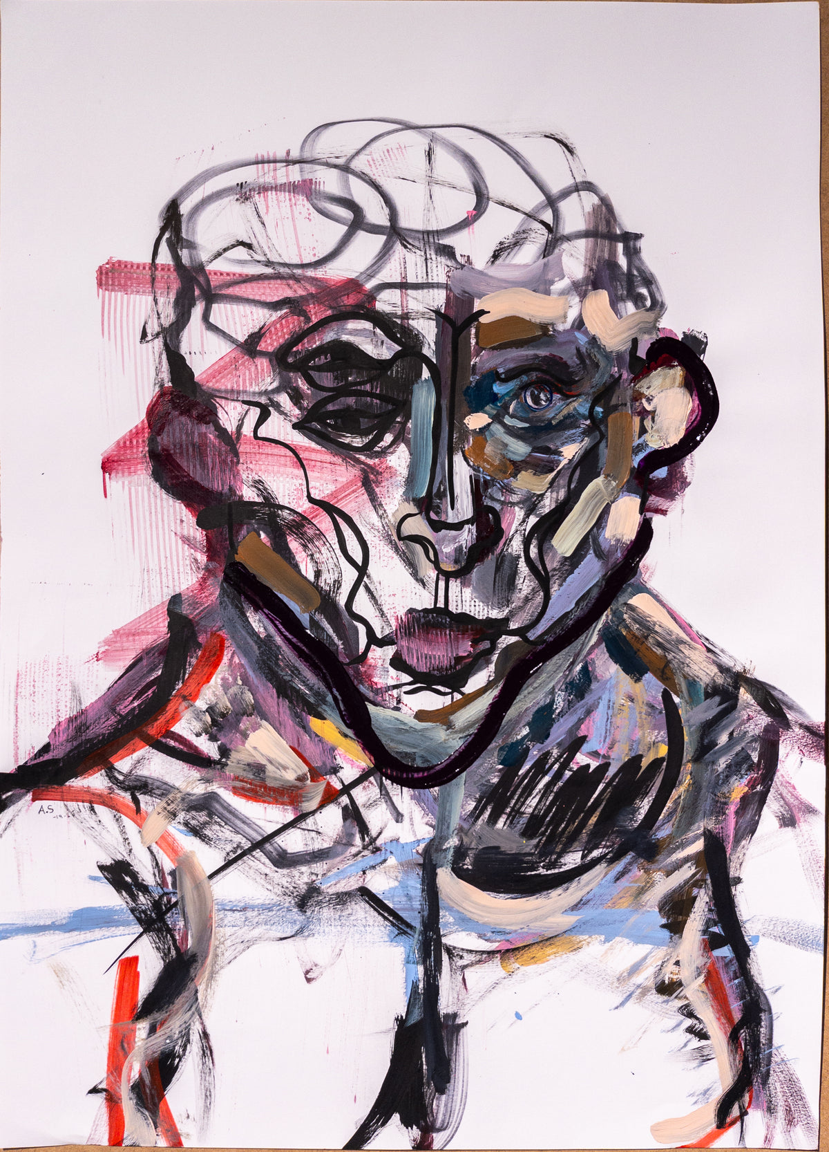 "A face to forget" (70x50cm)