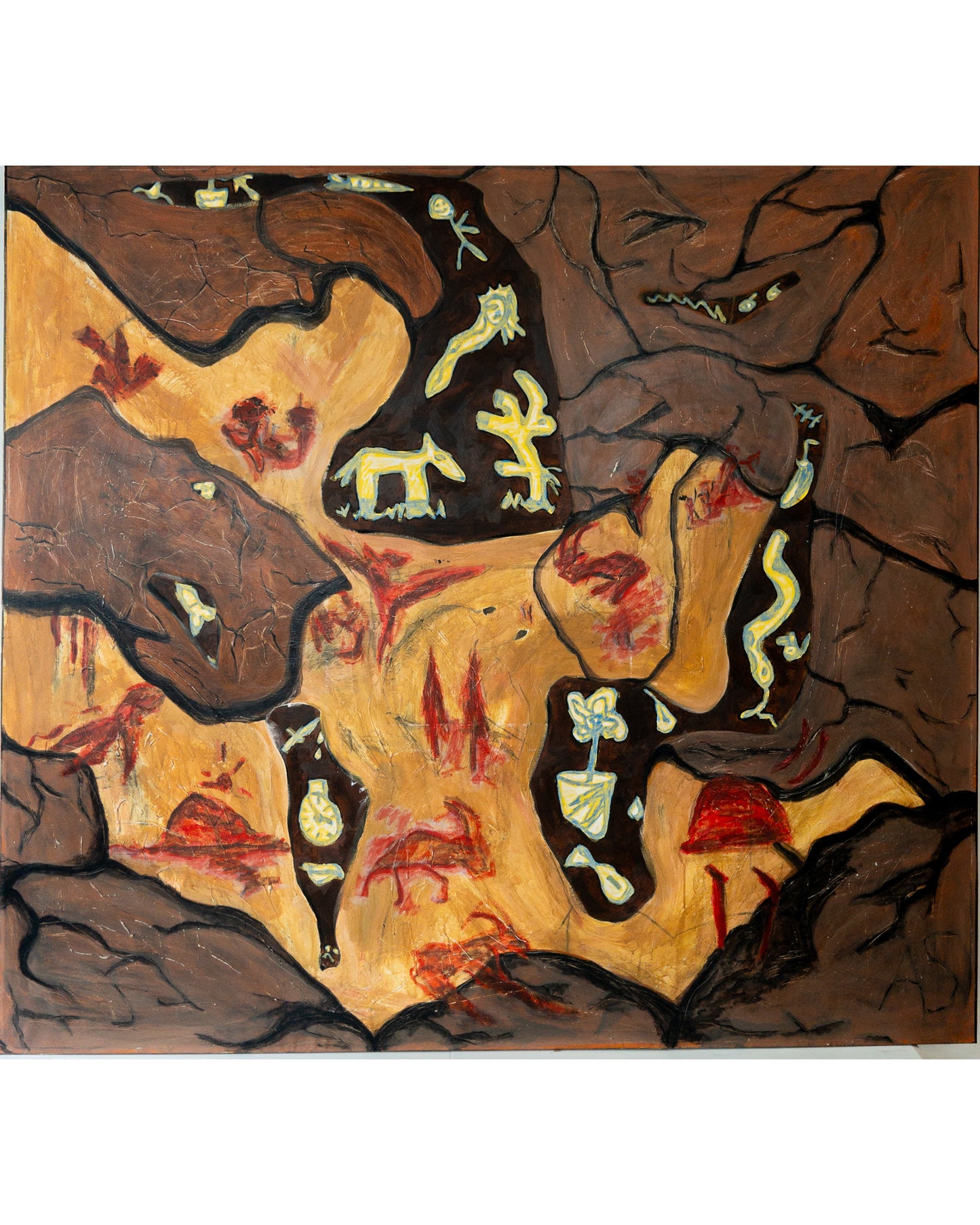 "Intestinal Cave"(190x170cm)