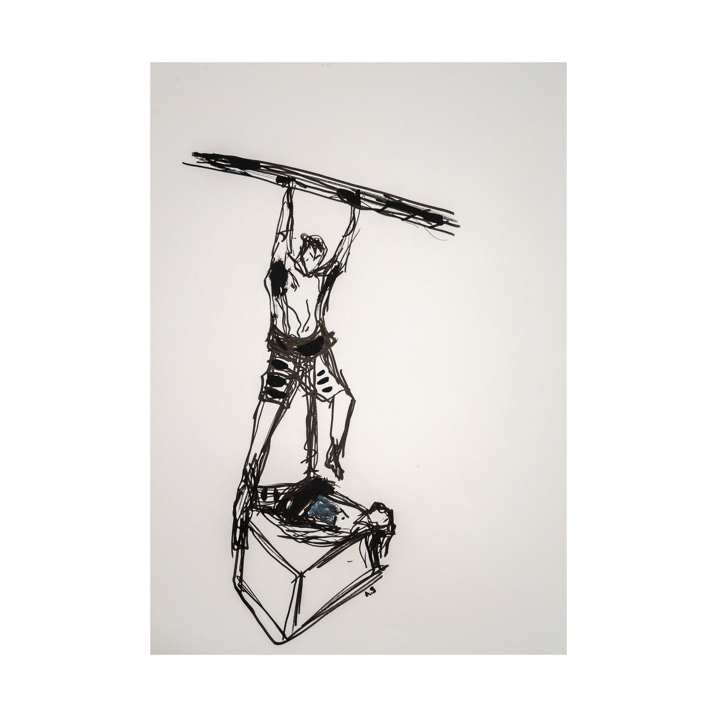 "Atleter" 42X60CM
