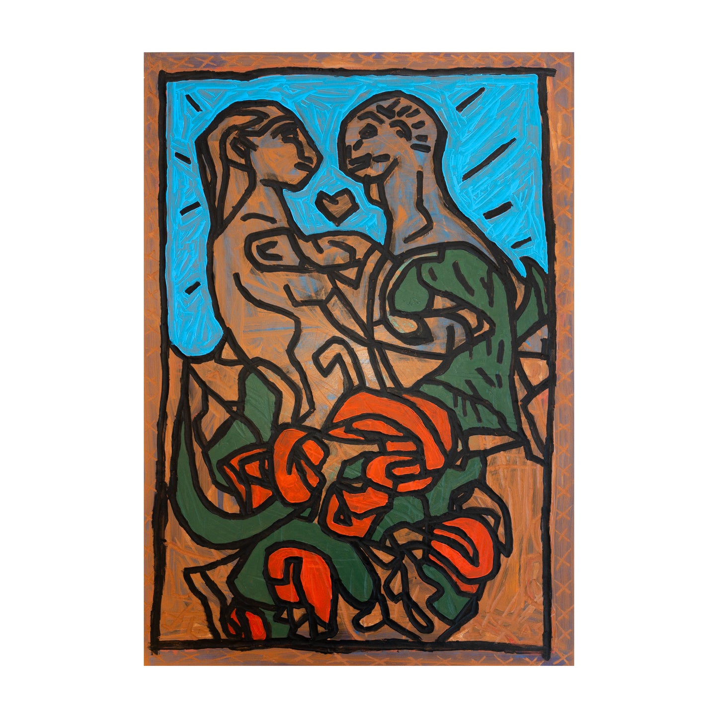 "Foran glassets tomhet" (100x70cm)