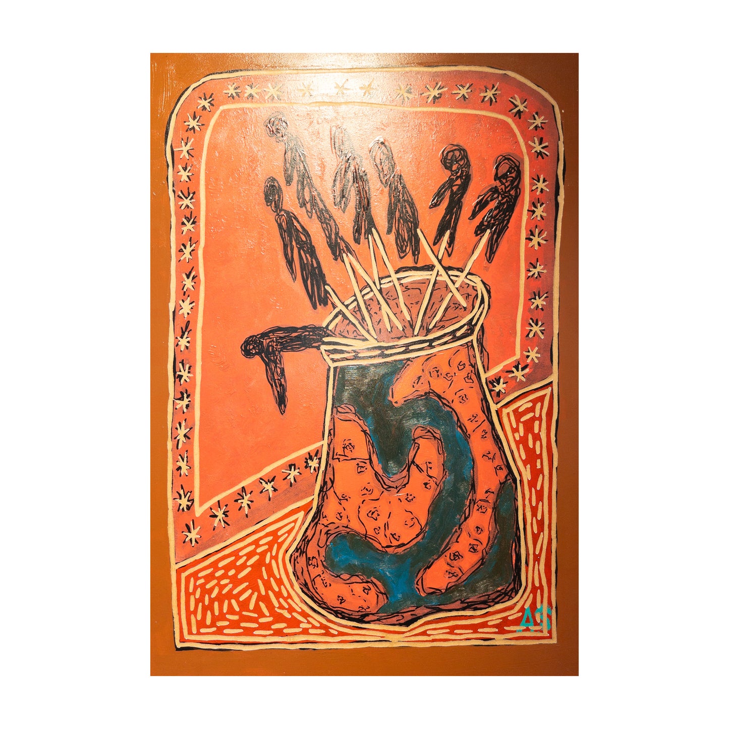 "Some say water" 70x100cm