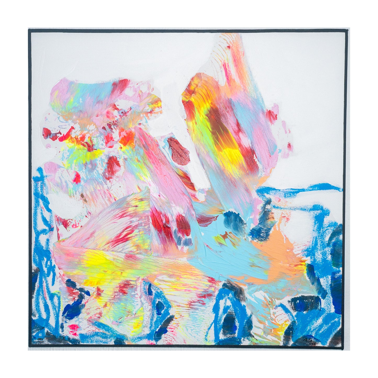 "Pastellhelvete"(40x40cm)