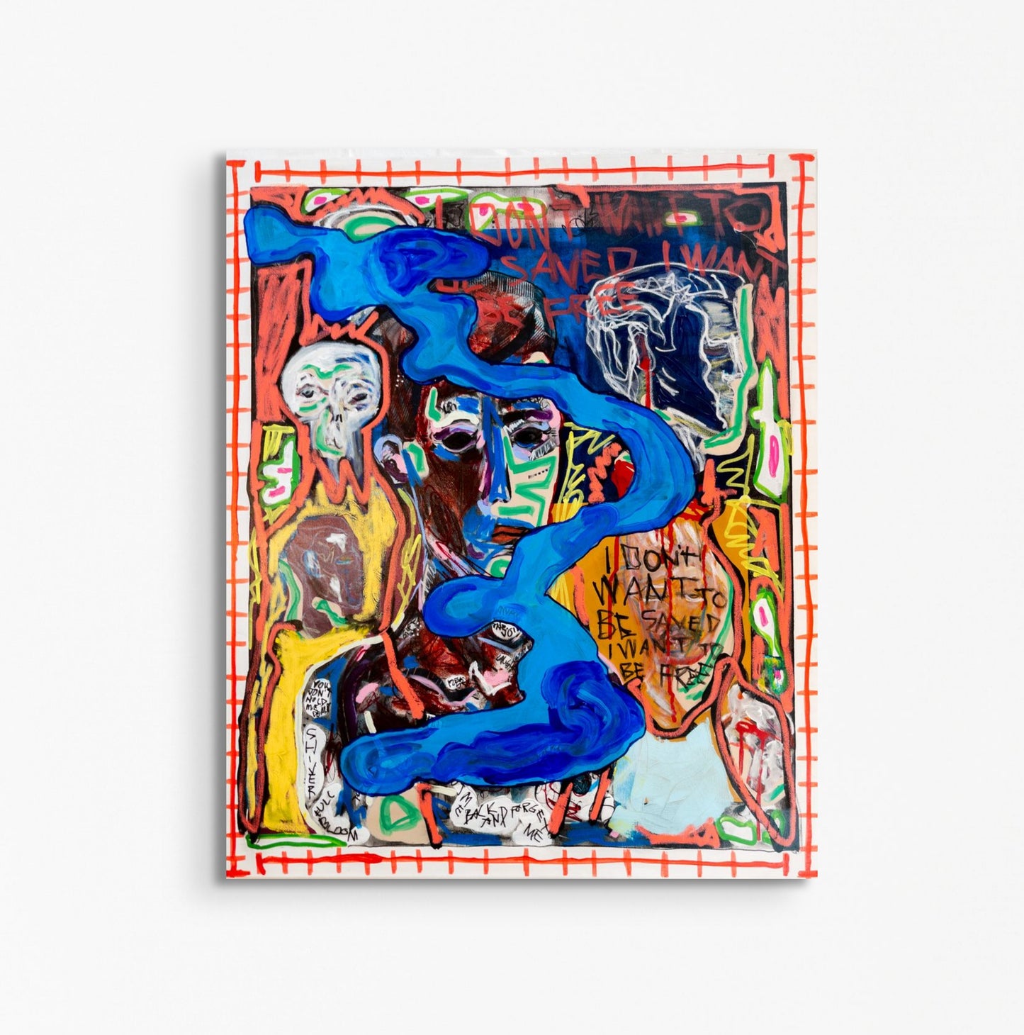 "I sink and roar"(100x120cm)