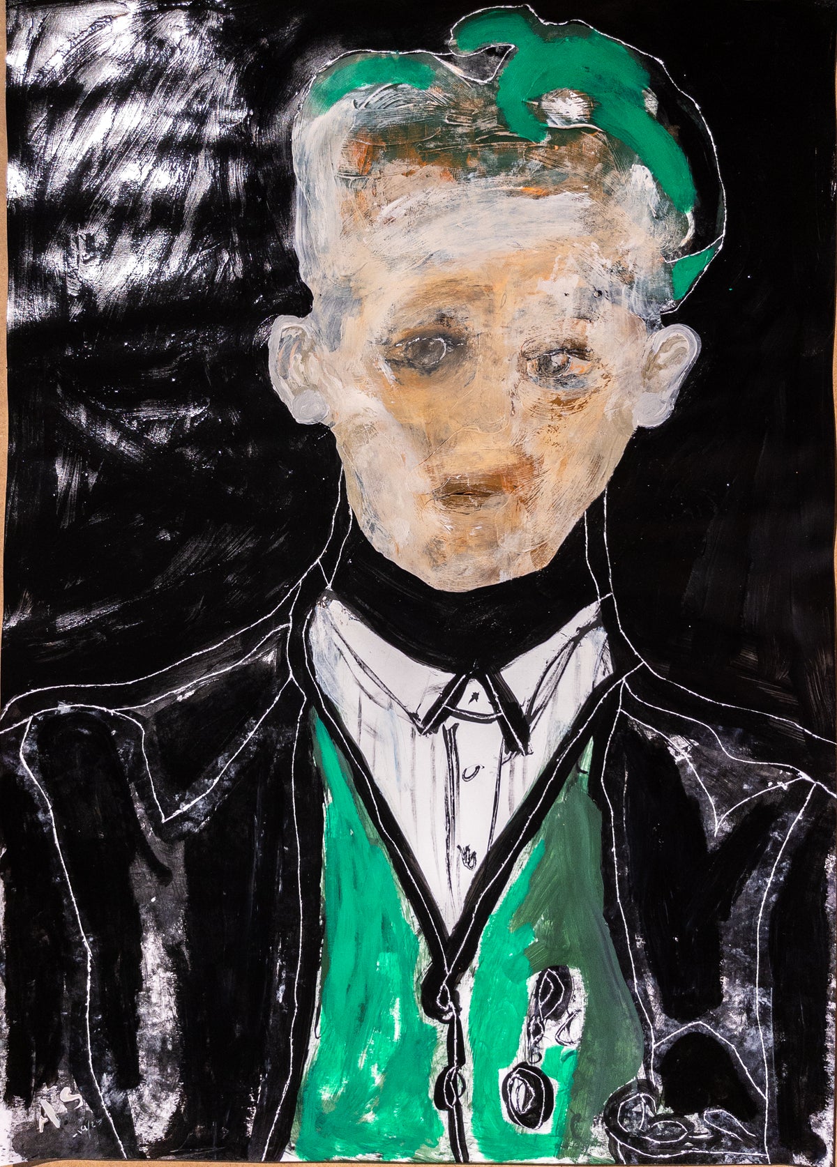 "Han som sto igjen" (70x50cm)
