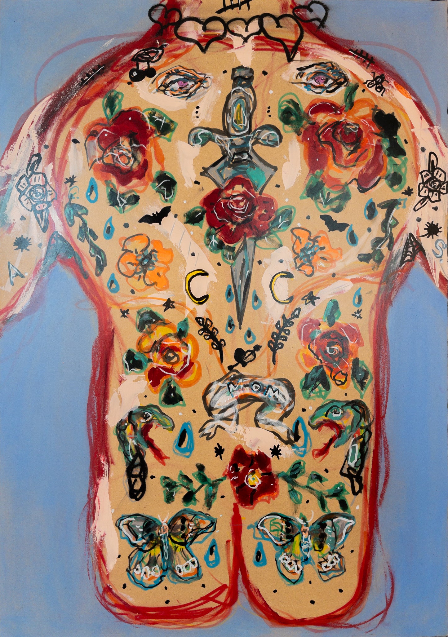 "Yakuzpiece" 70x100cm