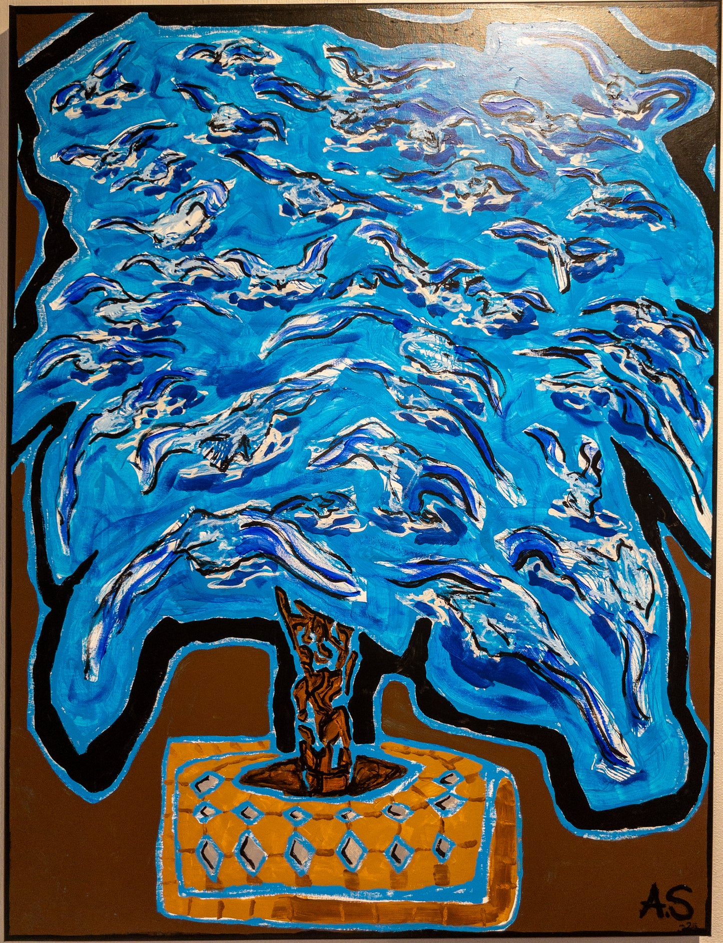 "alt samtidig"(120x85cm)