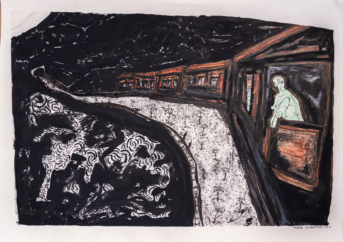 "The Long Journey" (70x50cm)