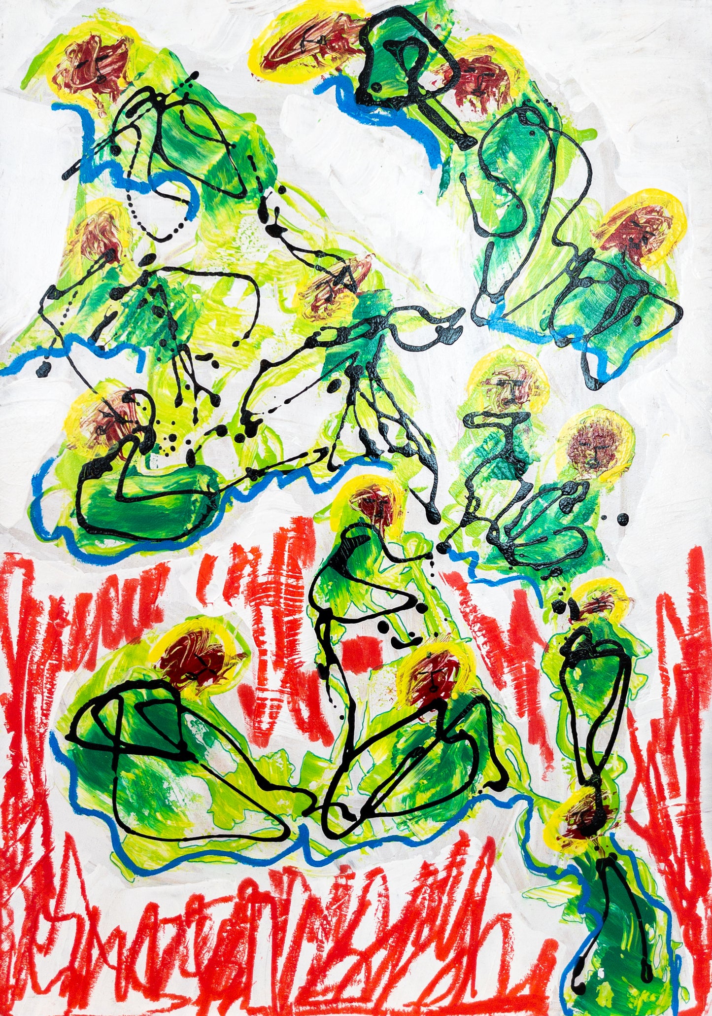 "VILDA BLOMMOR SAKNAS AV INGEN"(42x60cm)