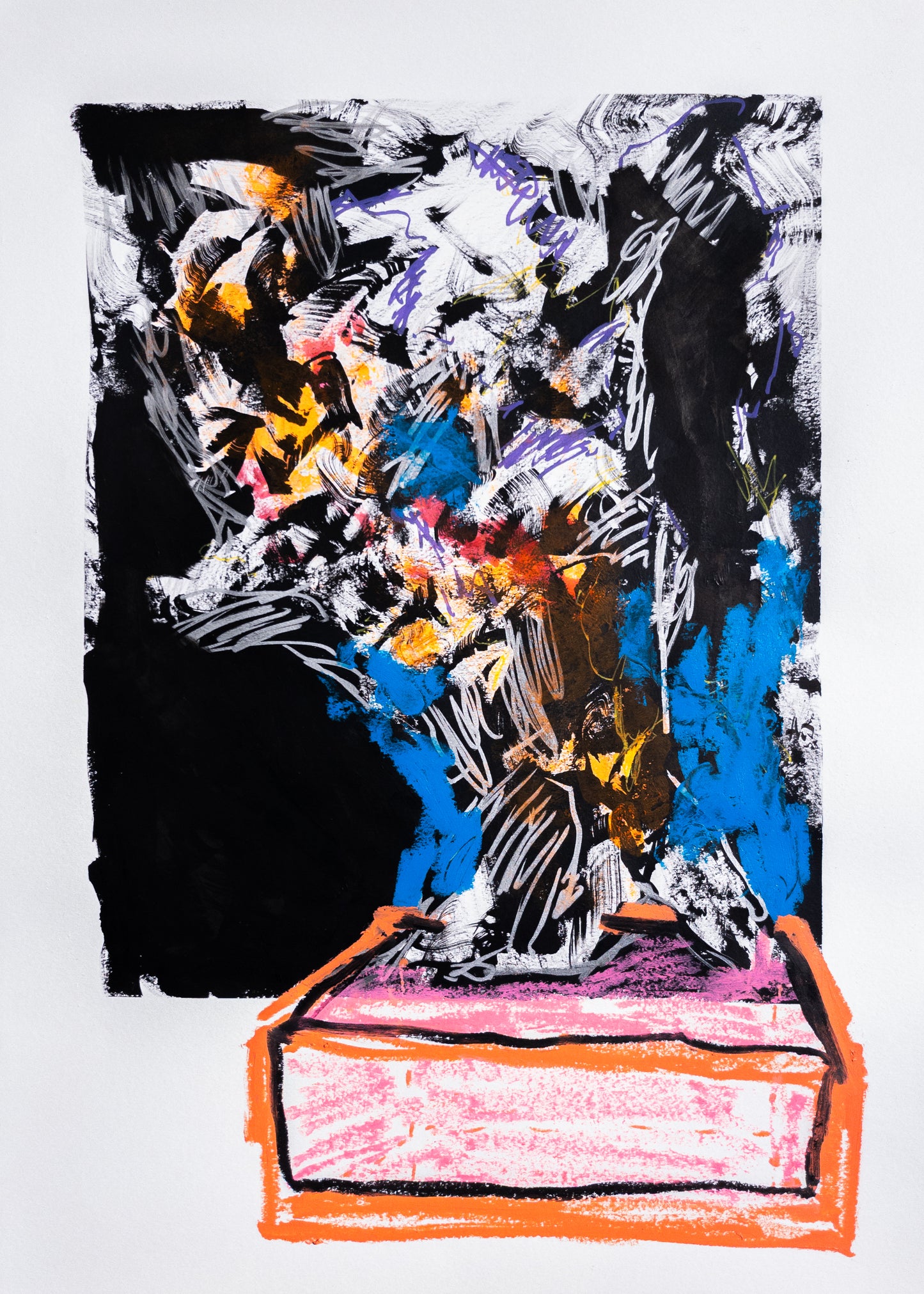 "Jerk-in-a-box" 42X60CM
