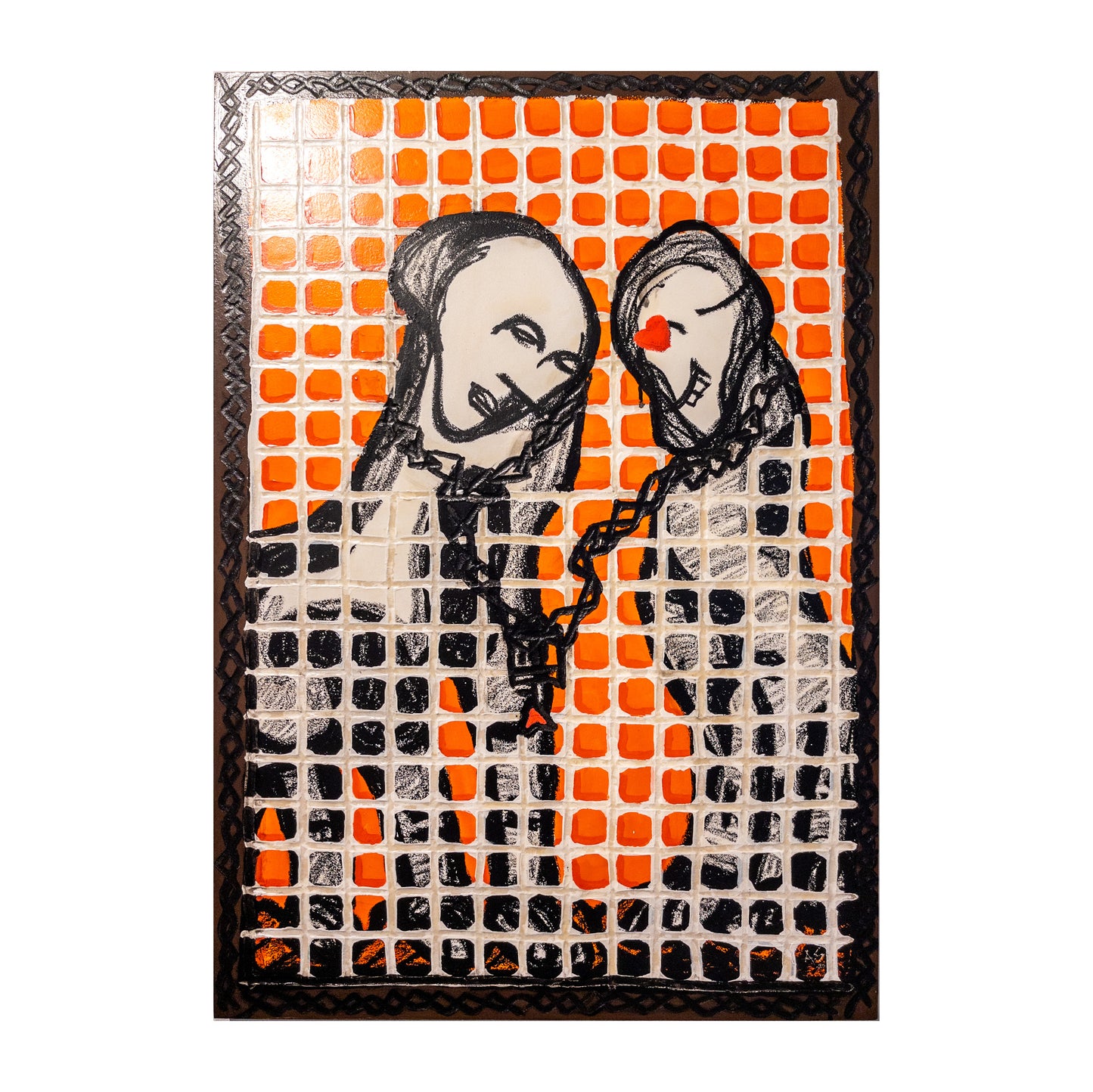"Buster & Mika" 100x70cm