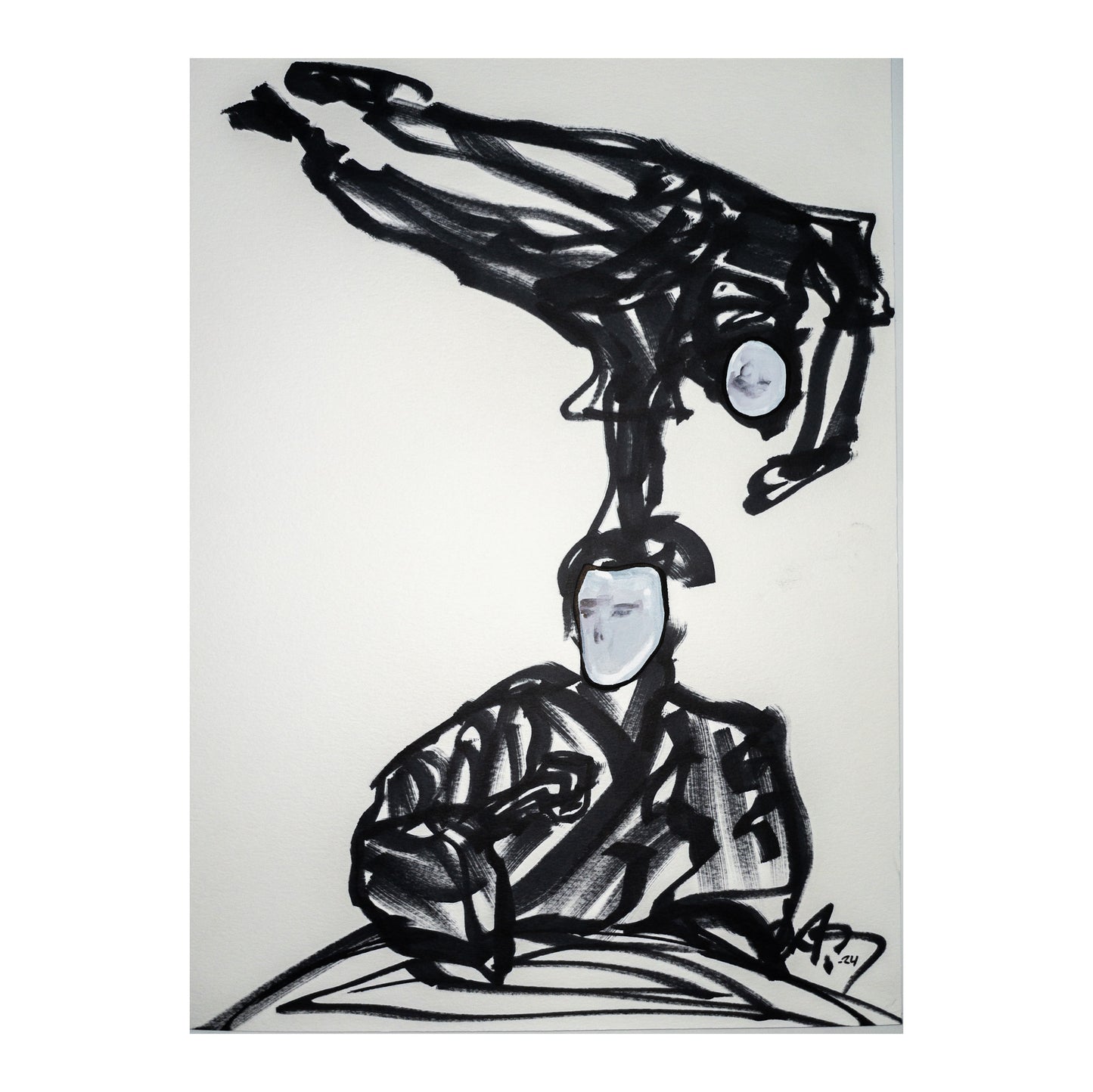 "Standhand" 42x30CM