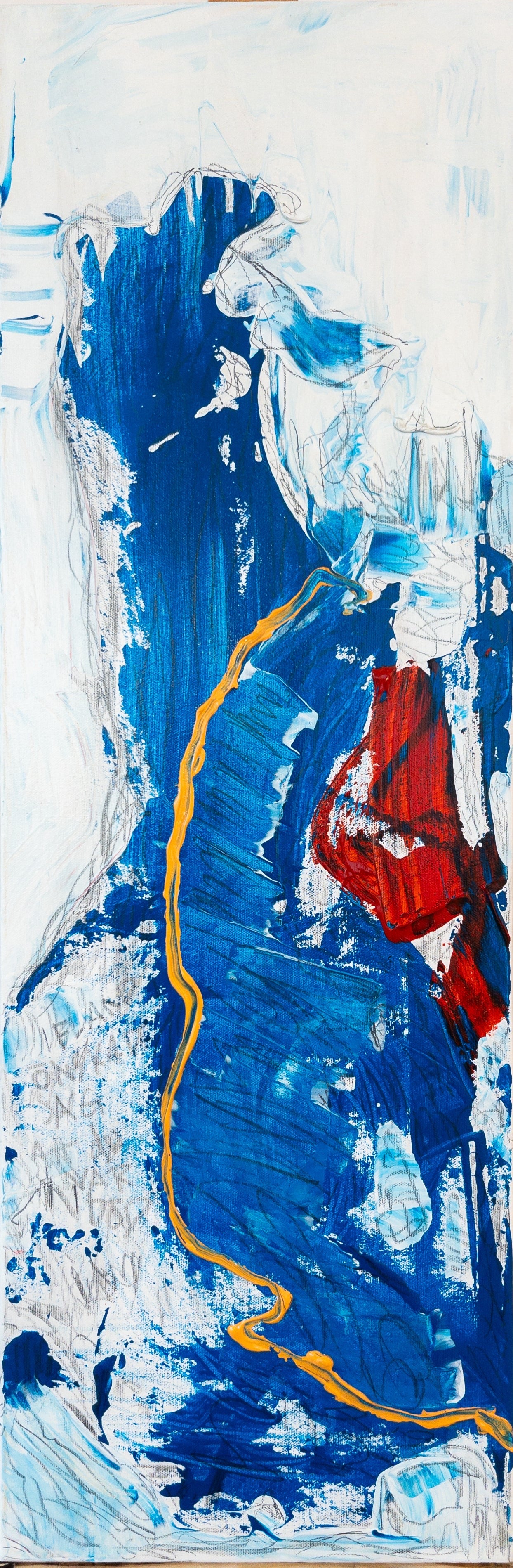 "SPIT IT OUT, THAT LOOKS GREAT NR.9" (30x90cm)