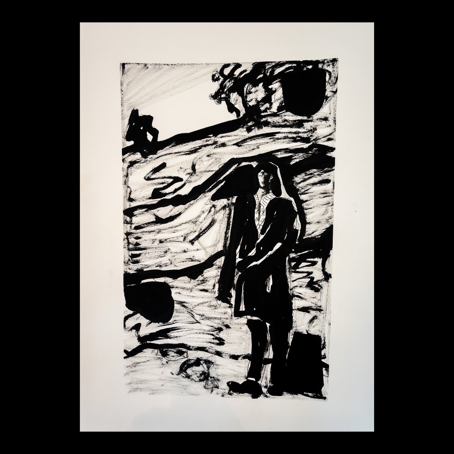 "Blickar ut" (70x50cm)