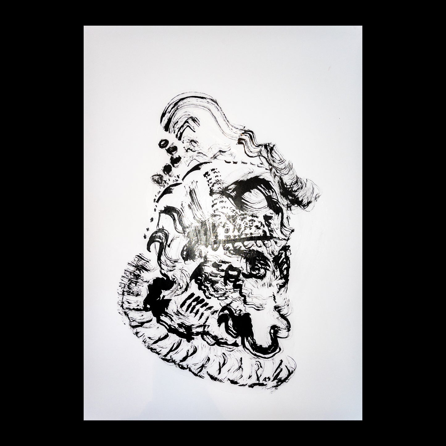 "Biker back" A2(60x42cm)