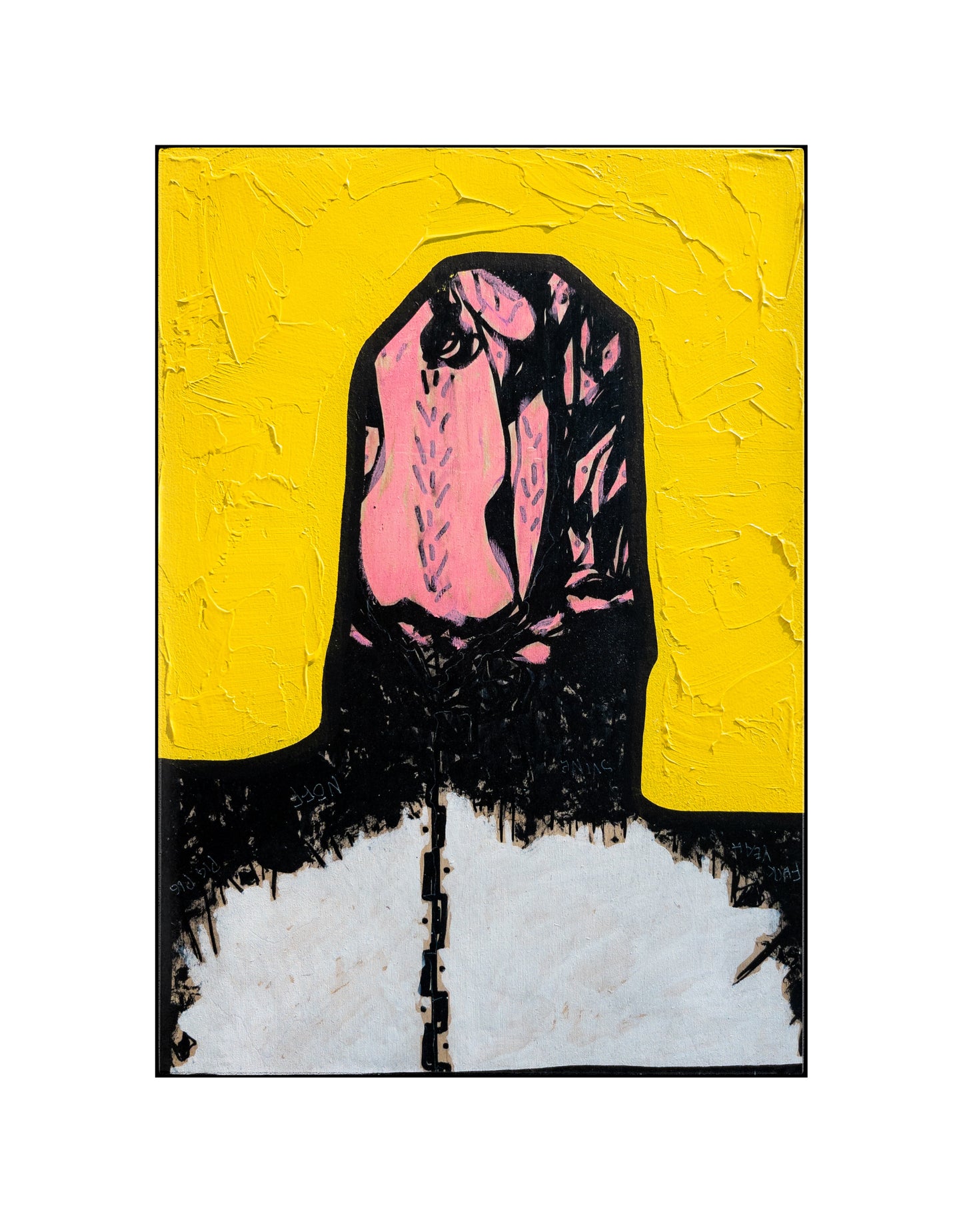 "Hode-ansikt" (30x42cm)