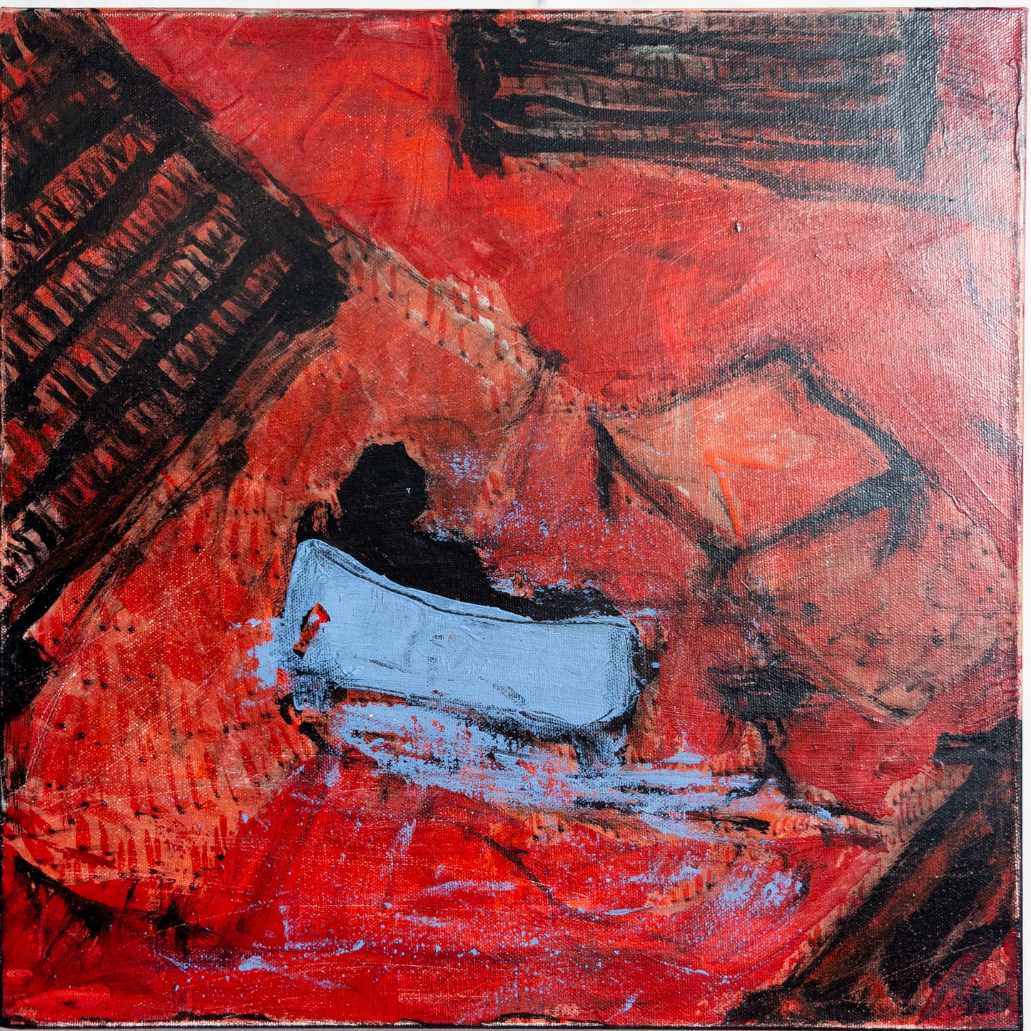 "Undangömd"(40x40cm)