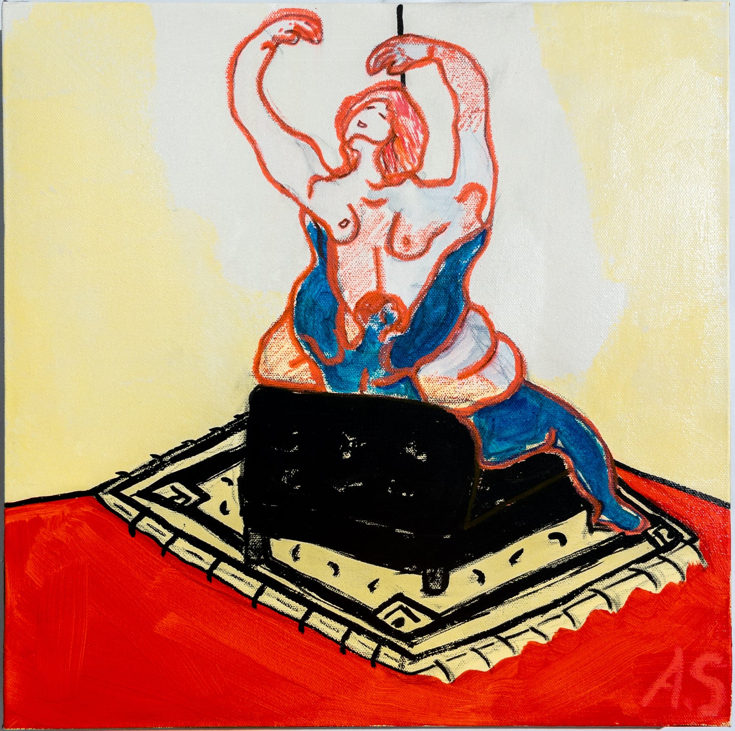 "Otillgänglig"(40x40cm)