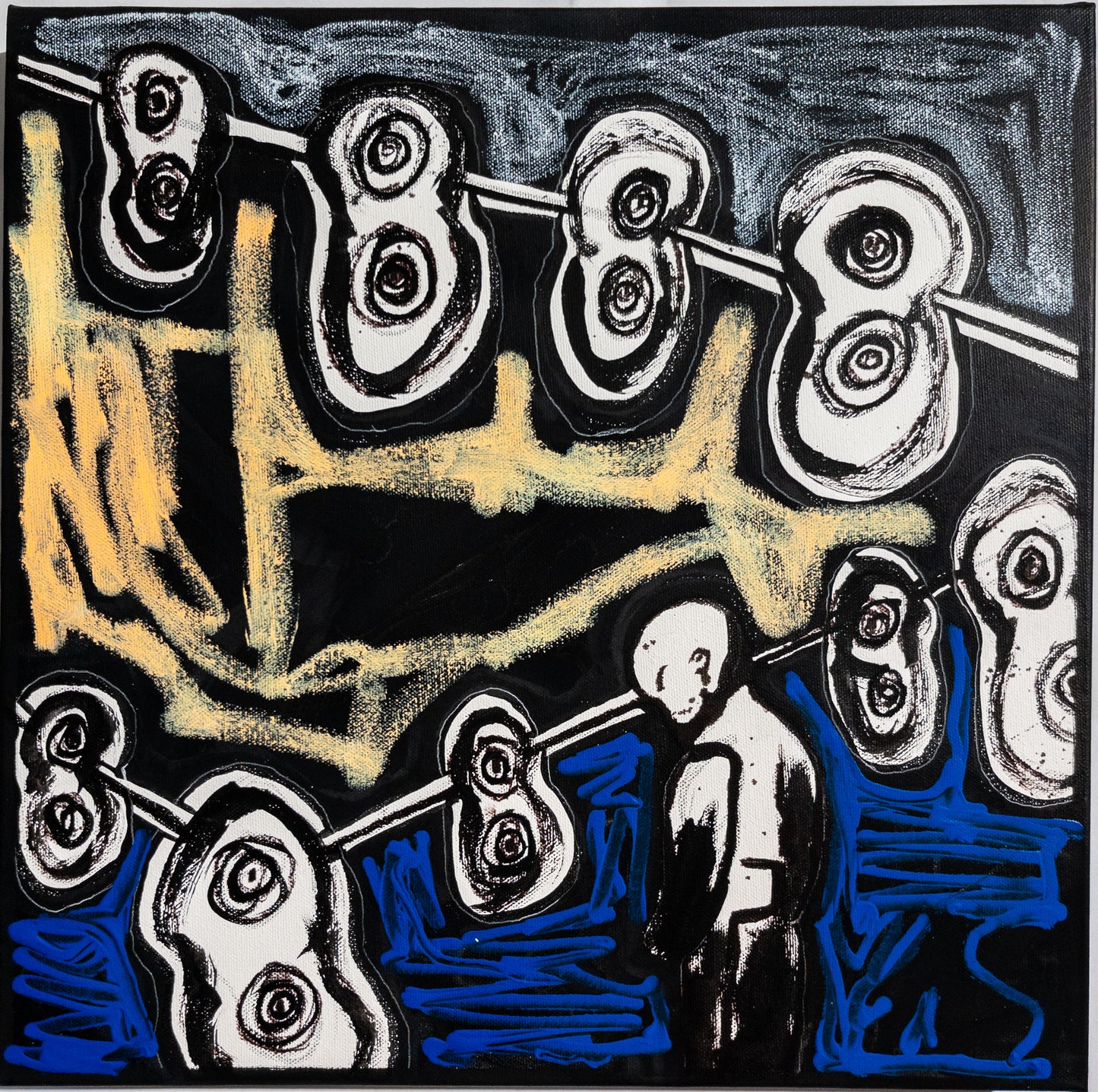 "Skjut mig"(40x40cm)