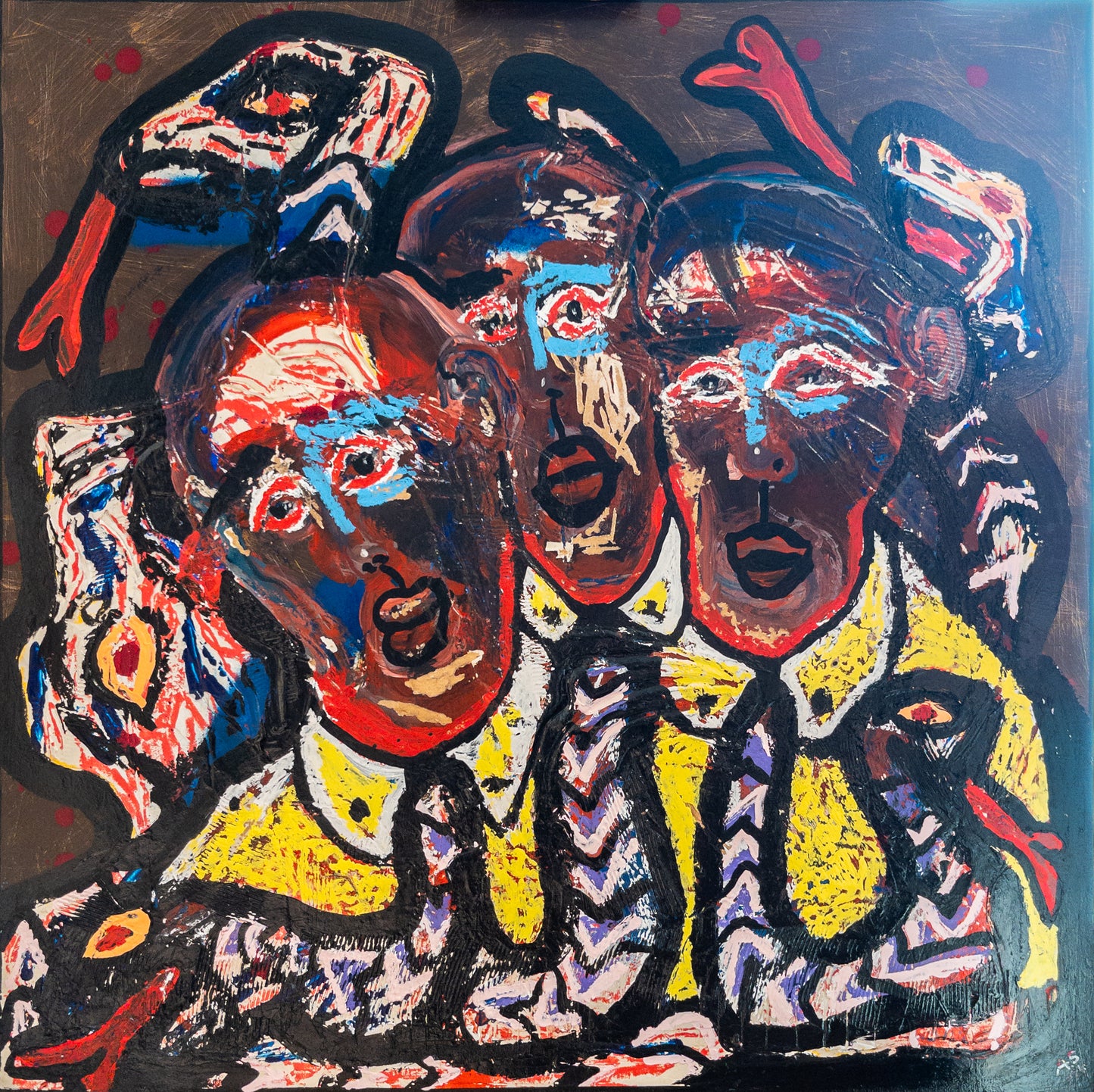 "Slangeslipser" (70x70cm)