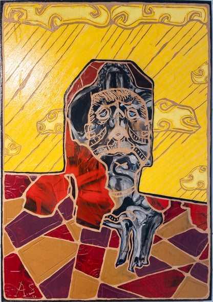 "UNDERSKULLED" 70x100cm