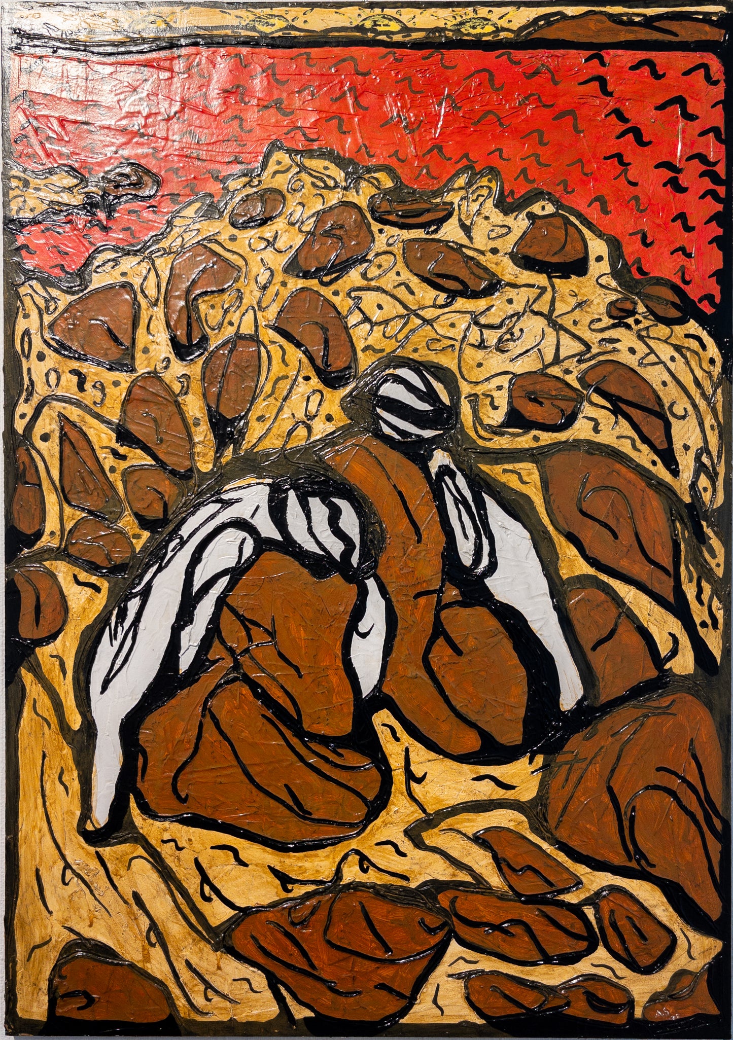 "Inristad" (100x70cm)