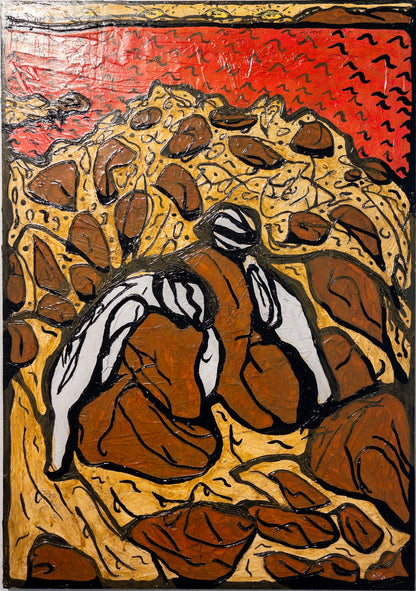 "Inristad" (100x70cm)
