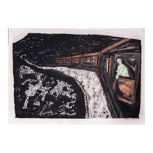 "The Long Journey" (70x50cm)
