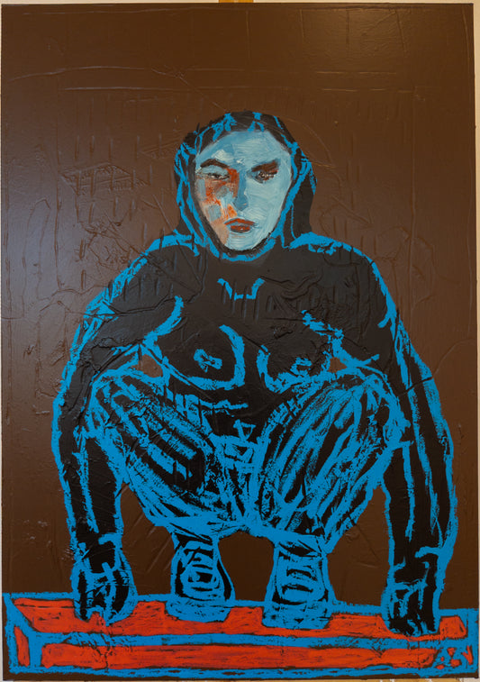 "Demonika Larsson" 70x100cm