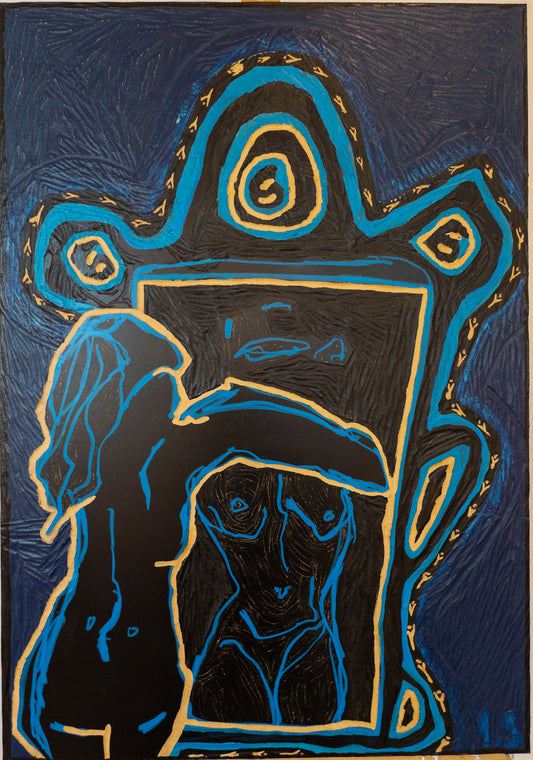 "Hvem er du?" (70x100cm)