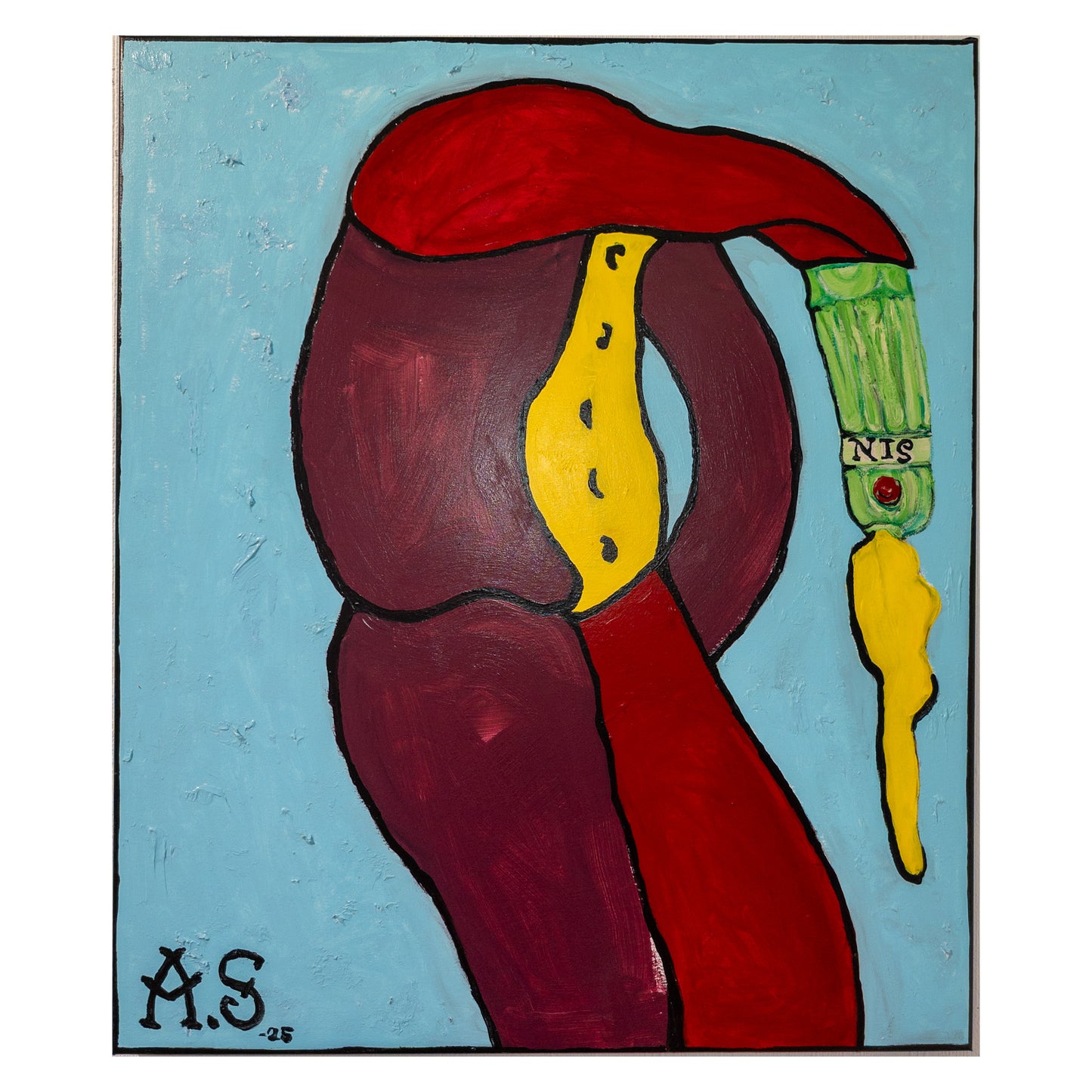"privat kelner"(100x85cm)