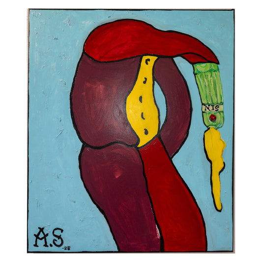 "privat kelner"(100x85cm)