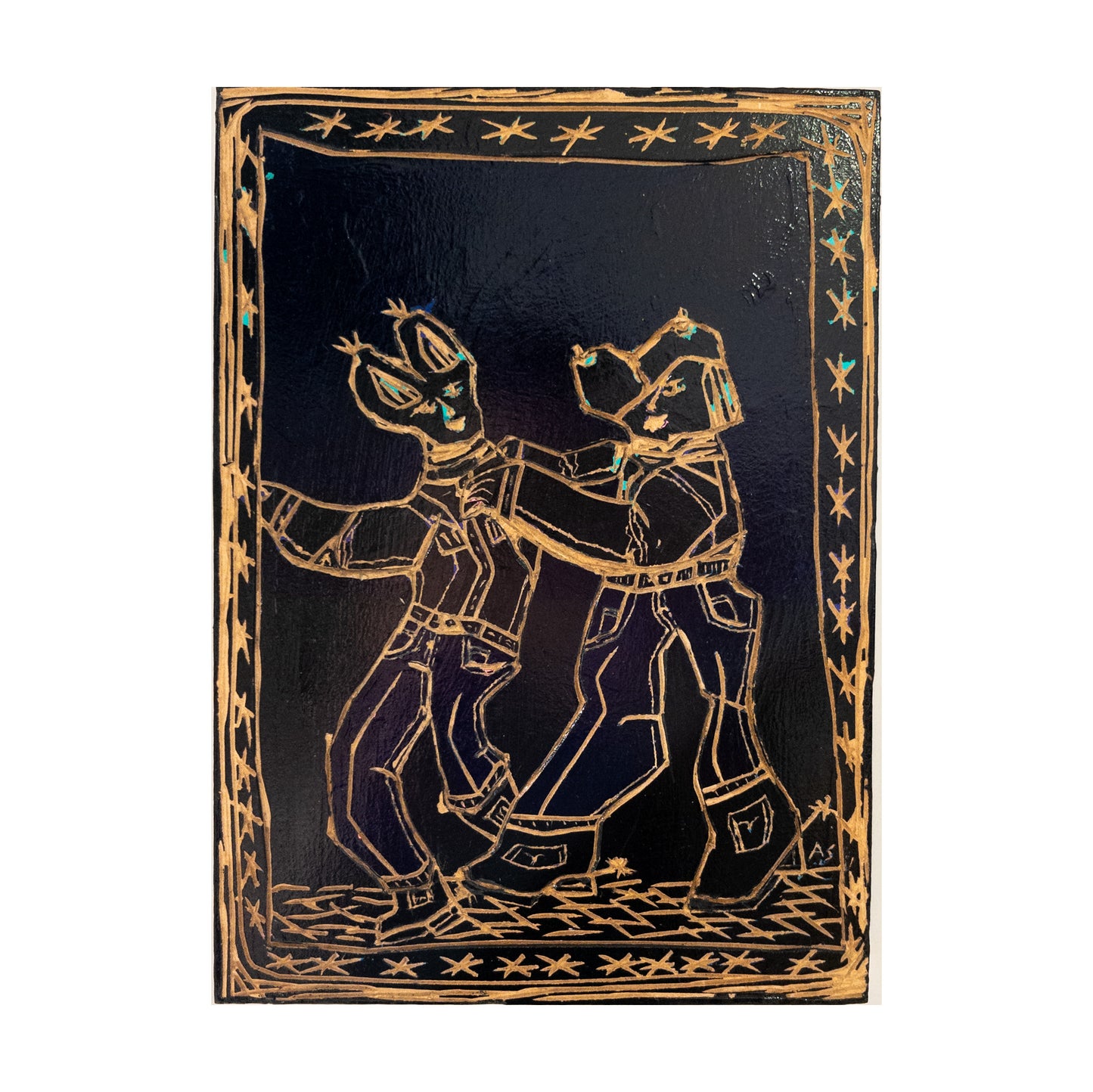 "Roverdance" (29x21cm)