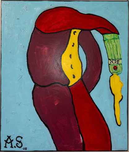 "privat kelner"(100x85cm)
