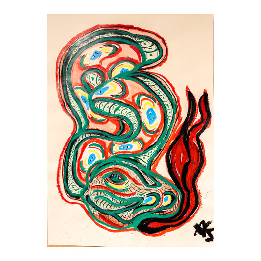 "Slangson Slangson" (70x50cm)