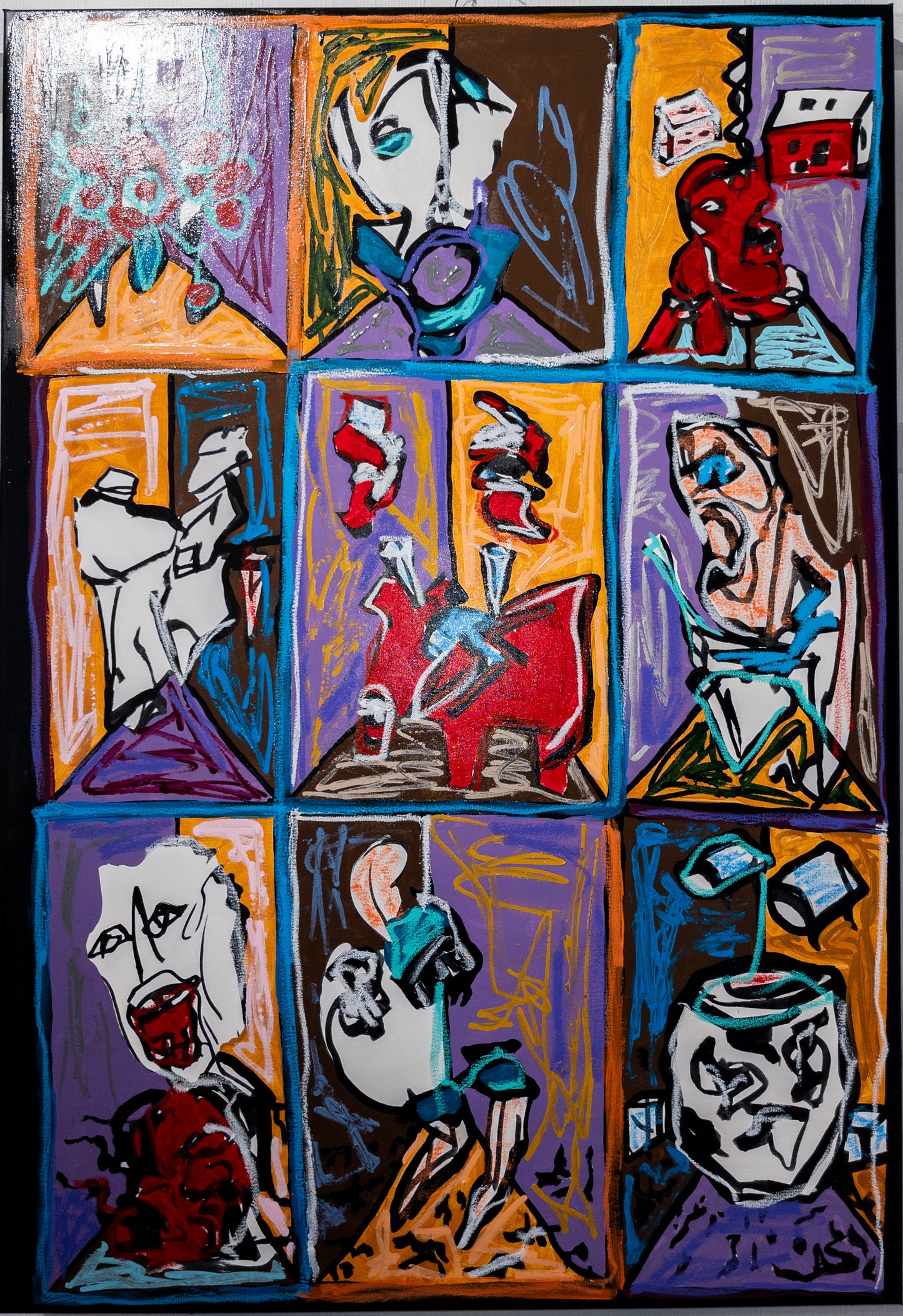 "tic-tac-yes"(130x90cm)