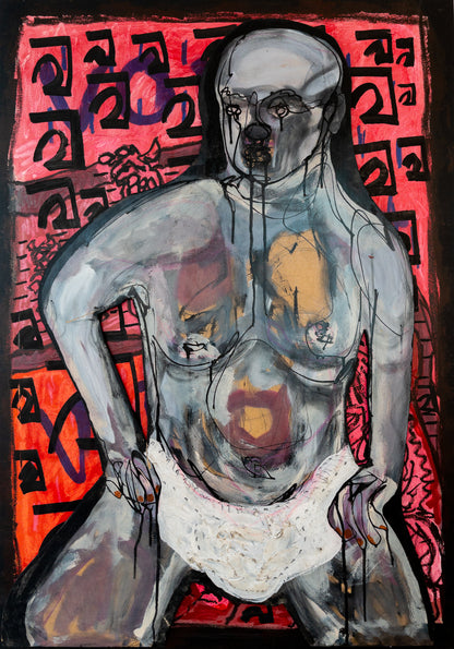 "MAN BABY" 70x100cm