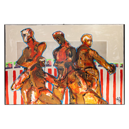 "Bortskjermd"(190x125cm)