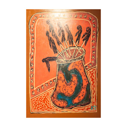 "Some say water" 70x100cm