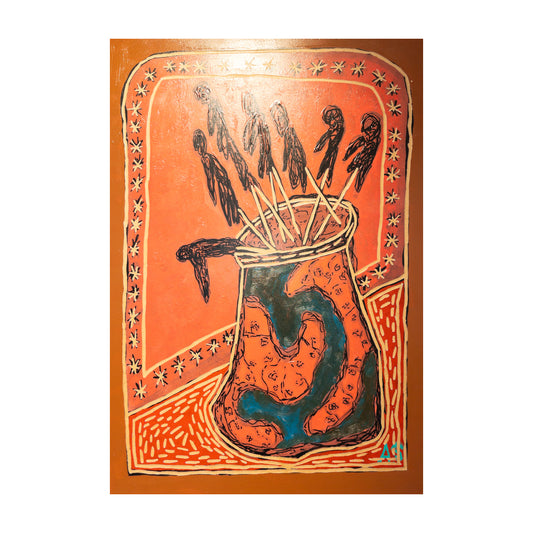"Some say water" 70x100cm