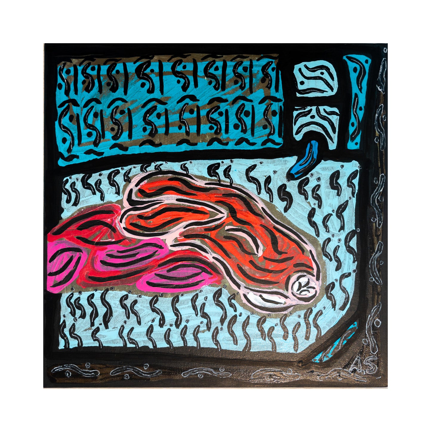 "Kanindöden"(40x40cm)
