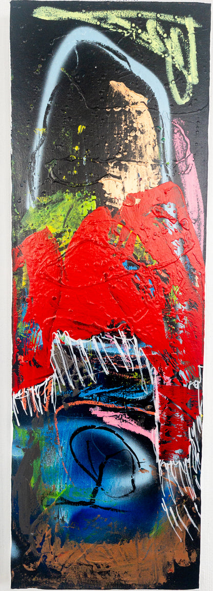"SPIT IT OUT, THAT LOOKS GREAT NR.12" (30x90cm)
