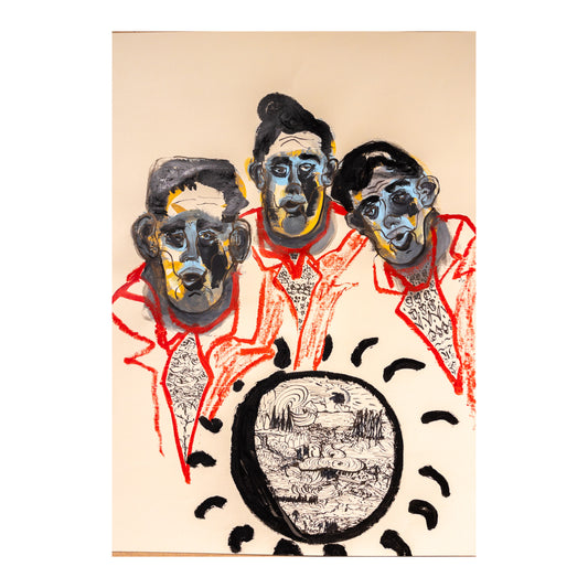 "The Brat Pack" (70x50cm)