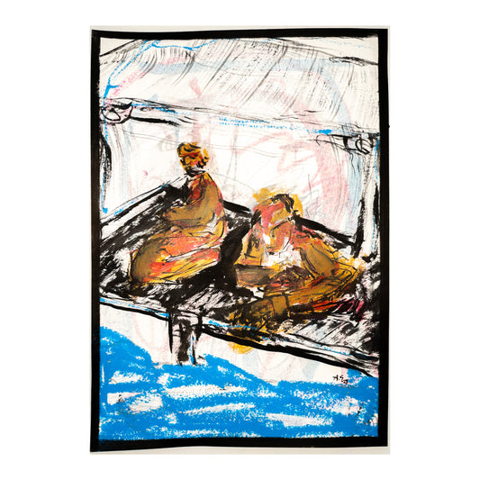 "Dockside" 42x30CM
