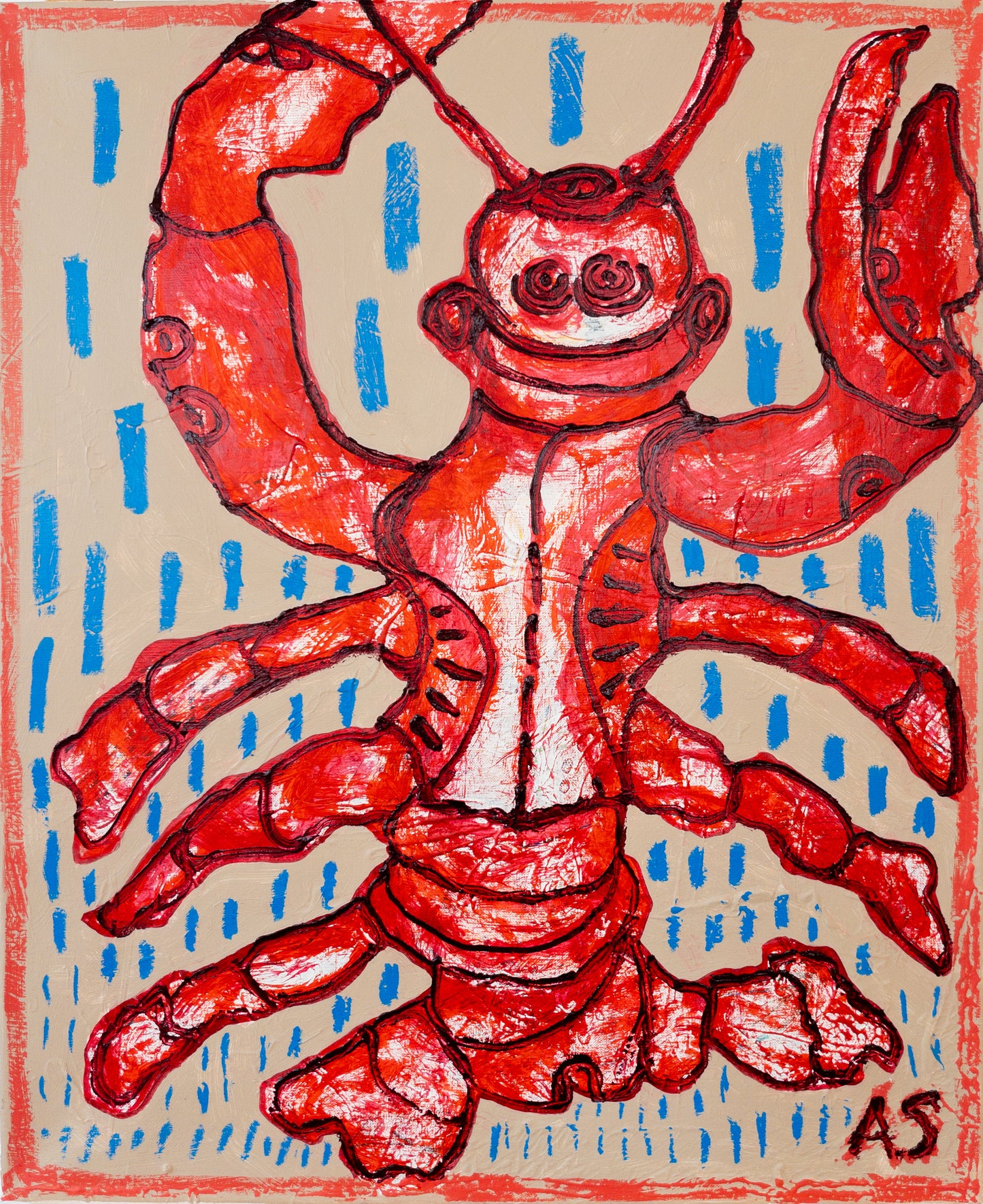 "The Boston Lobster”(73,5x60cm)