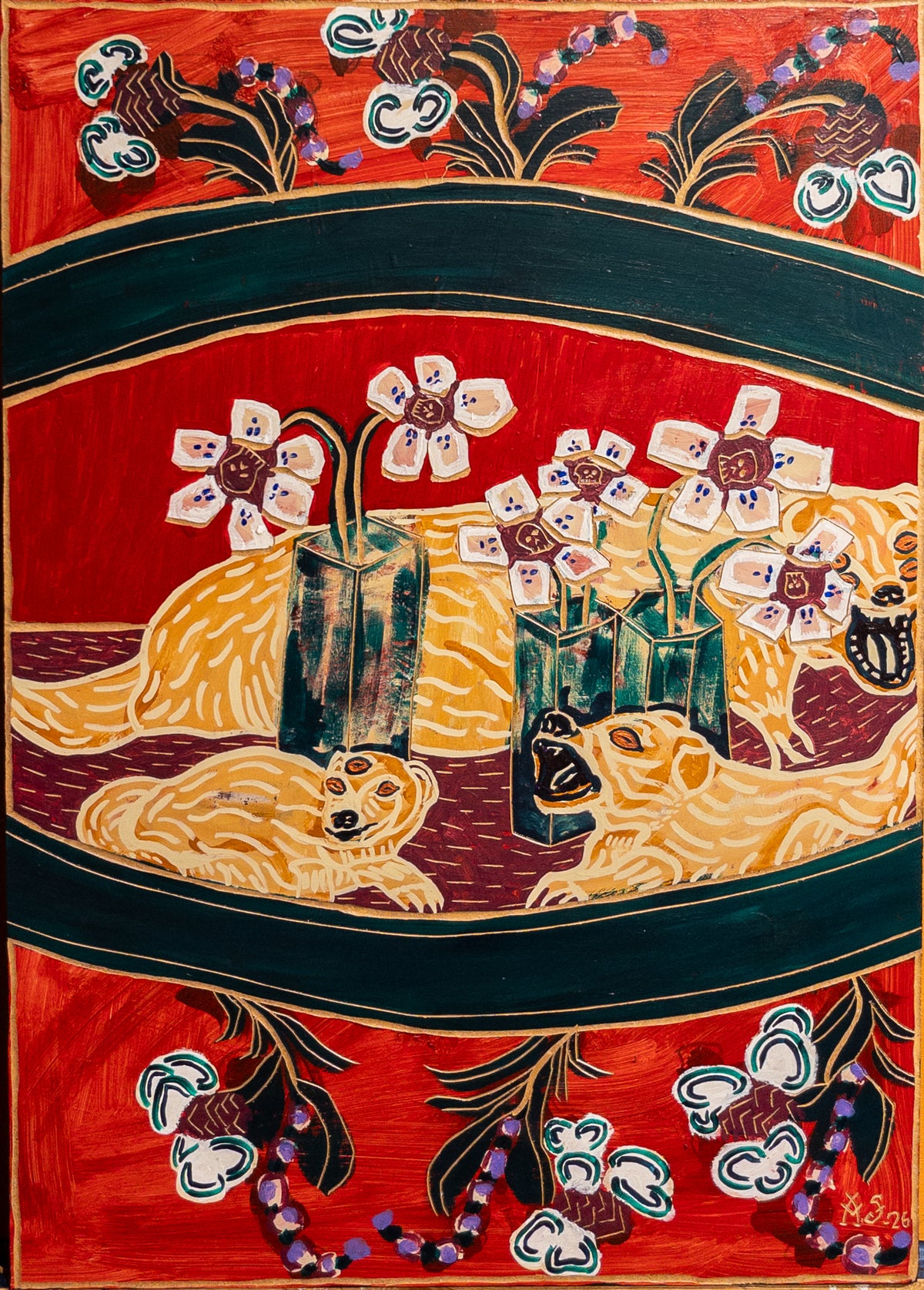 "Mongoose On The Loose"(70x50cm)