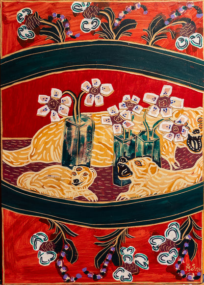 "Mongoose On The Loose"(70x50cm)