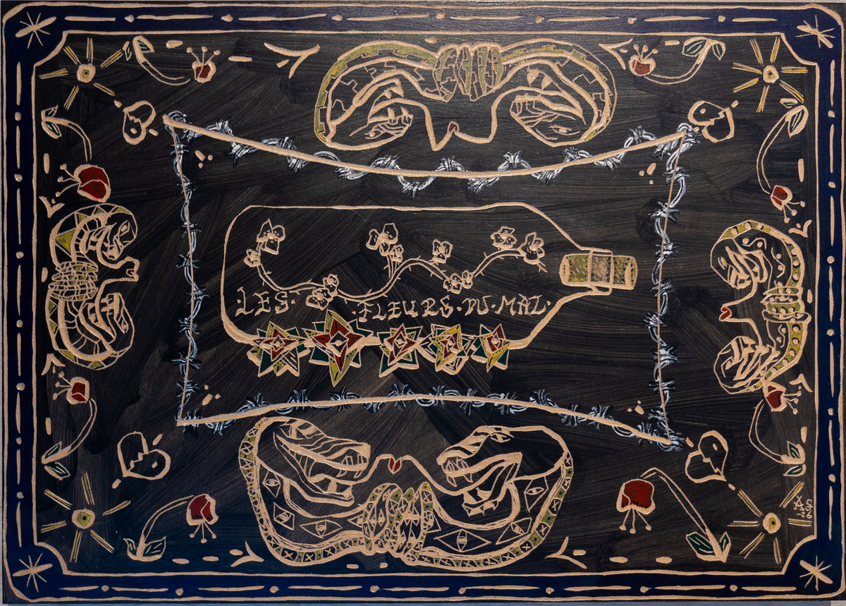 "Les Fleurs Du Mal"(70x50cm)